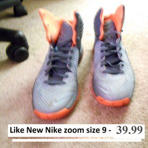 clean looking tennis shoes